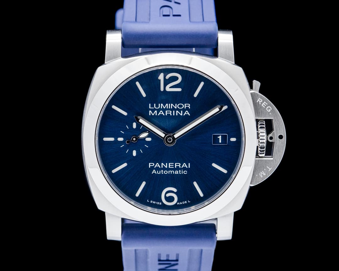 Panerai PAM01370 Luminor Marina Quaranta SS Blue Dial