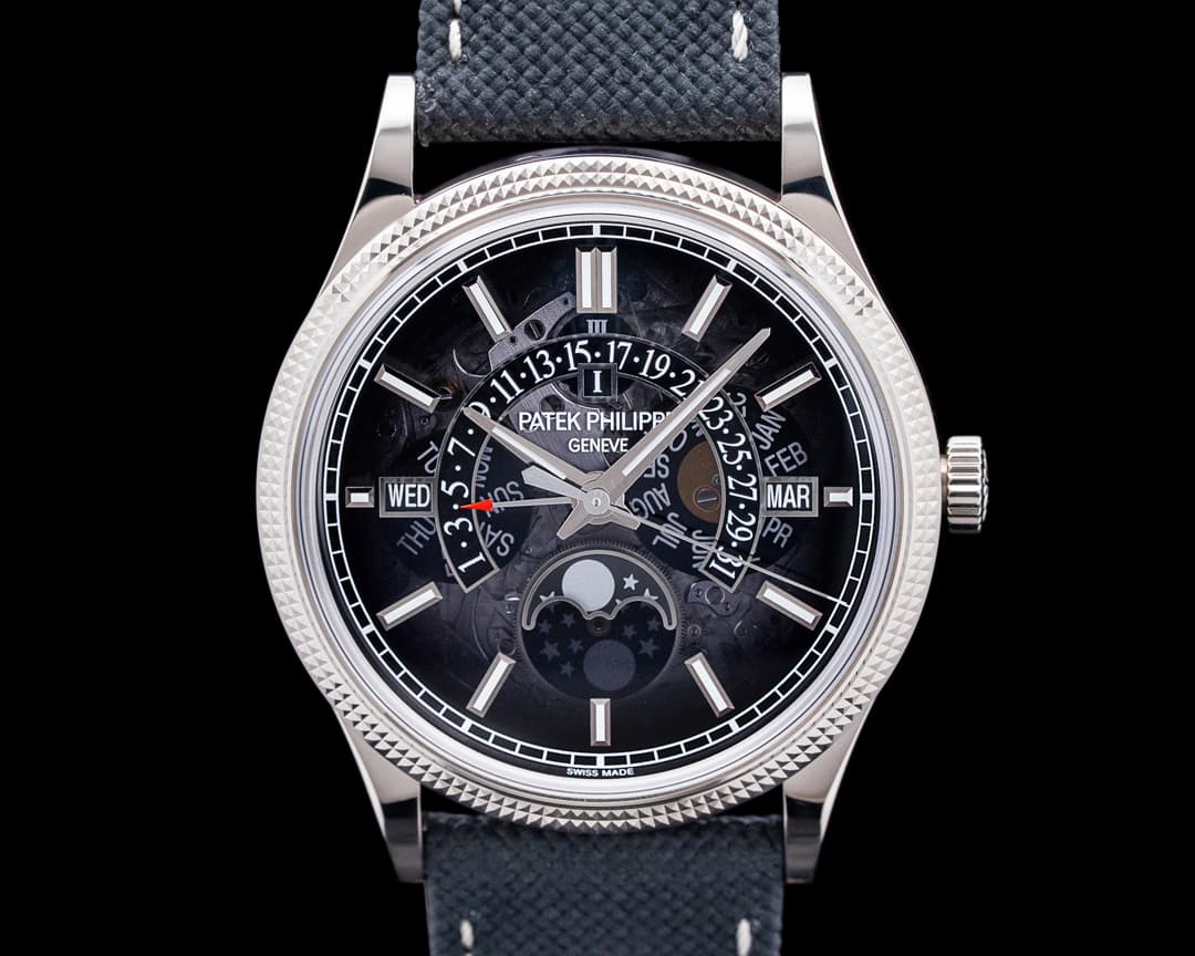 Patek Philippe 6159G Retrograde Perpetual Calendar 18K White Gold Black Dial 2025