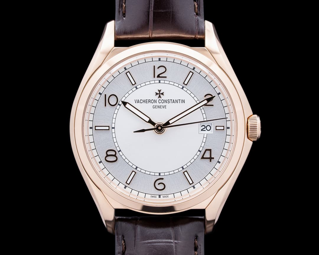 Vacheron Constantin 4600E Fiftysix Self-Winding 18K Rose Gold Silver Dial