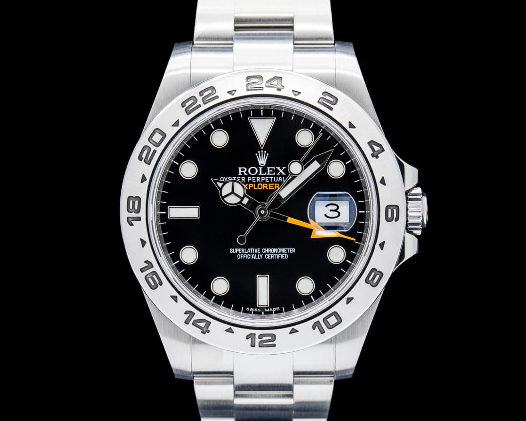 Rolex 216570 Explorer II SS Black Dial