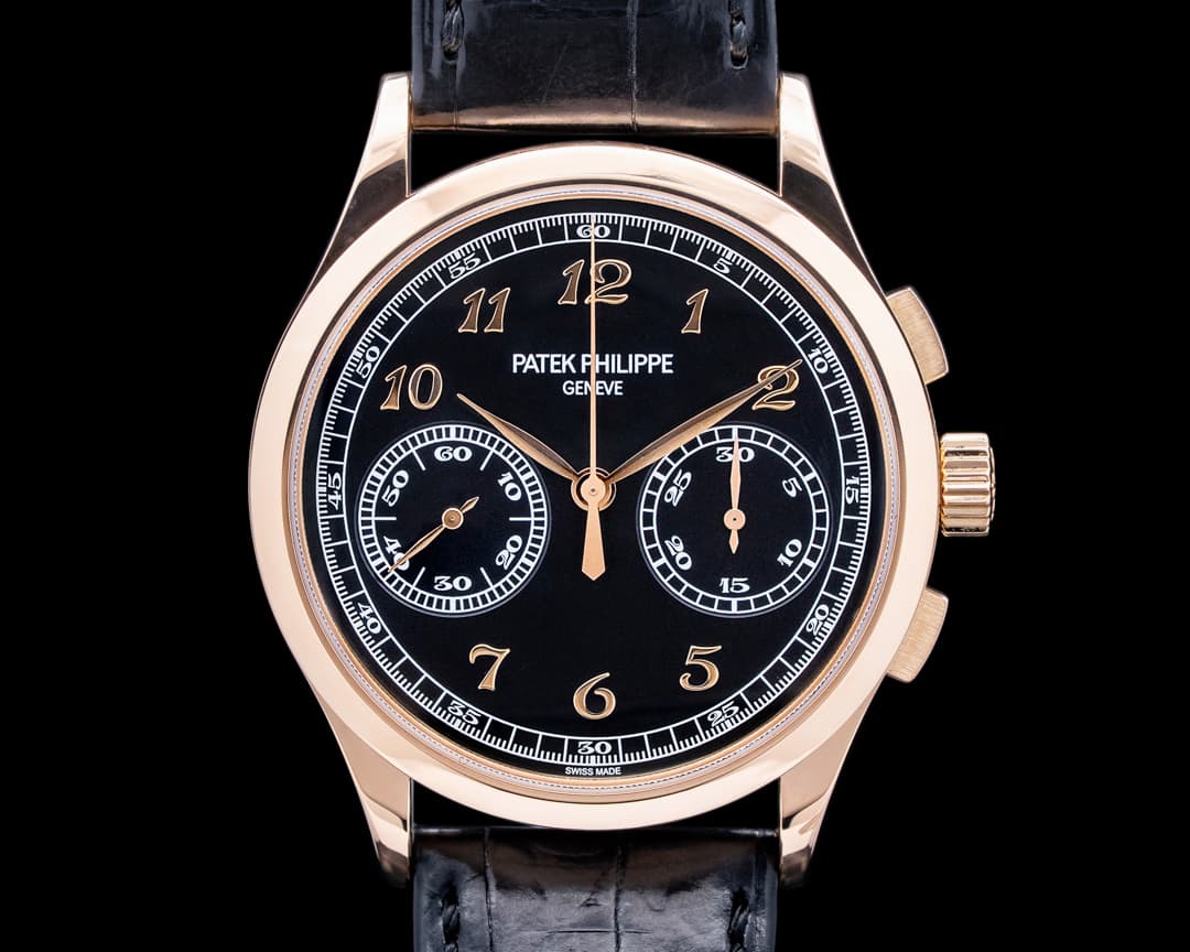 Image of Patek Philippe 5170R Chronograph 18K Rose Gold Black Dial