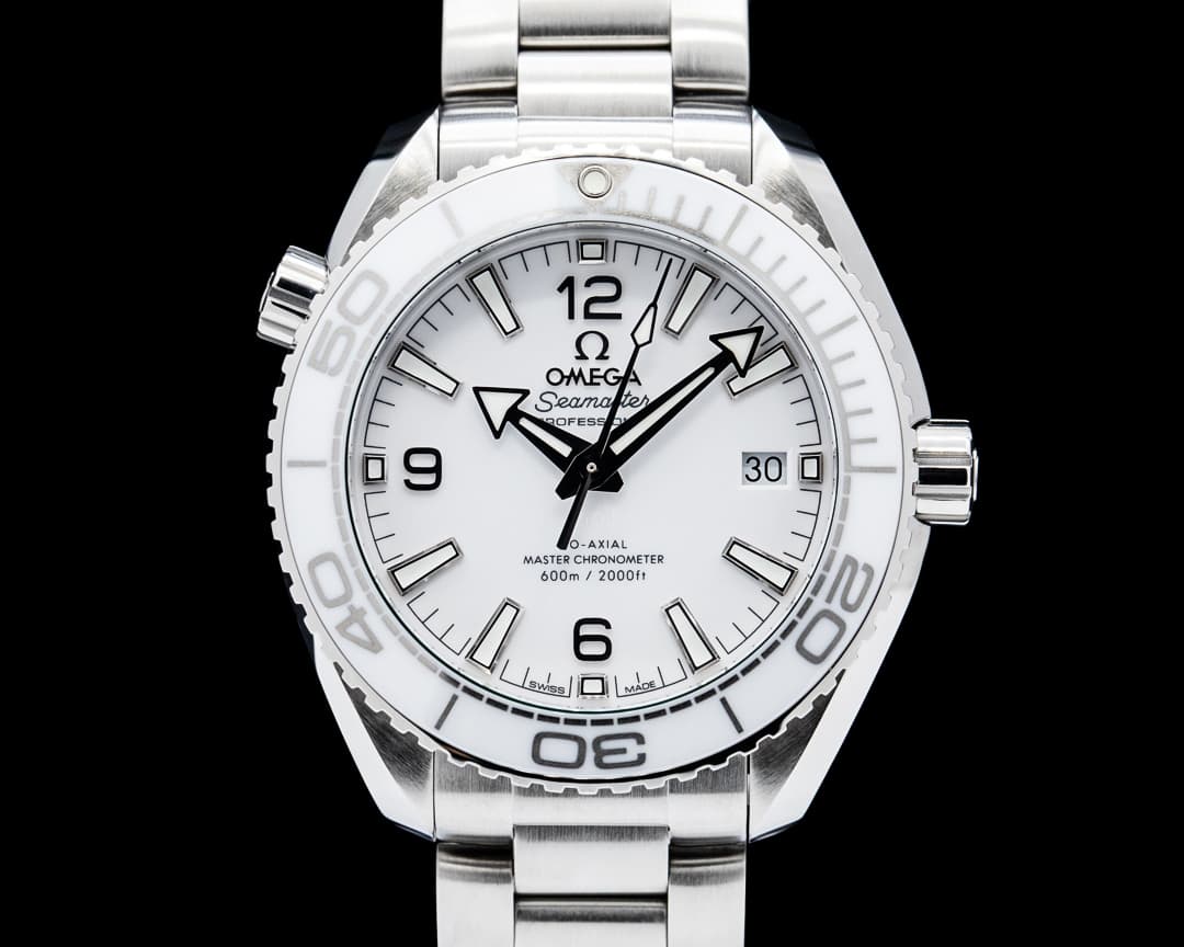 Omega Seamaster Planet Ocean 600M SS White Dial