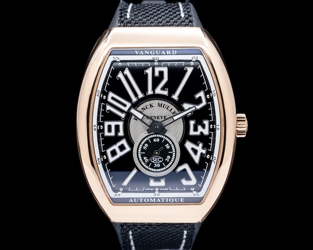 Franck Muller Vanguard Slim 18K Rose Gold Black Dial 2025