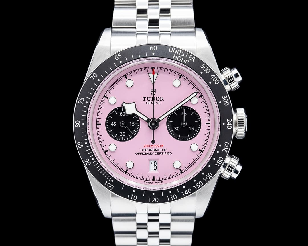Tudor 79360N Black Bay Chrono SS Pink Dial