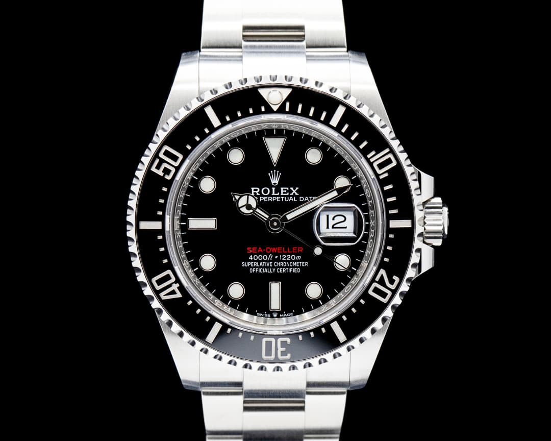 Rolex 126600 Sea Dweller RED 50th Anniversary SS Black Dial