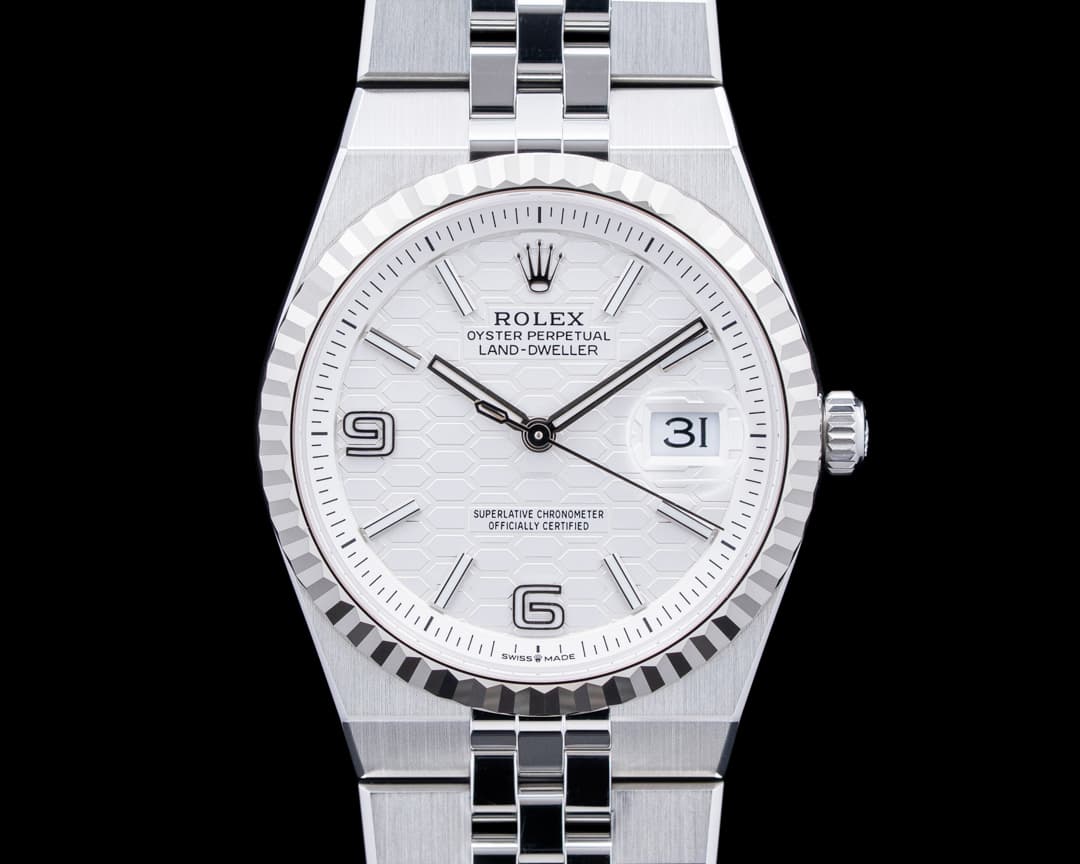 Rolex 127234 Land-Dweller 36MM SS White Dial 2026
