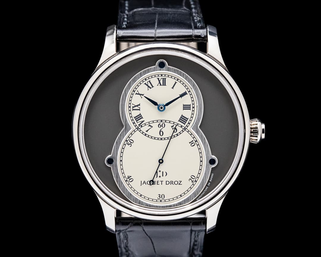 Jaquet Droz J003034203 Grande Seconde 18K White Gold Grey Dial