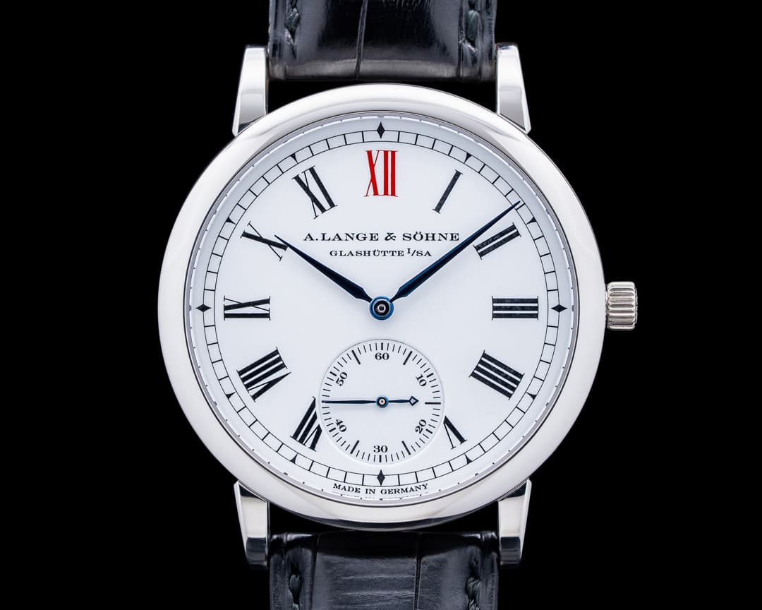 A. Lange and Sohne 302.025 Langematik Anniversary Jubilee Platinum White Dial LIMITED