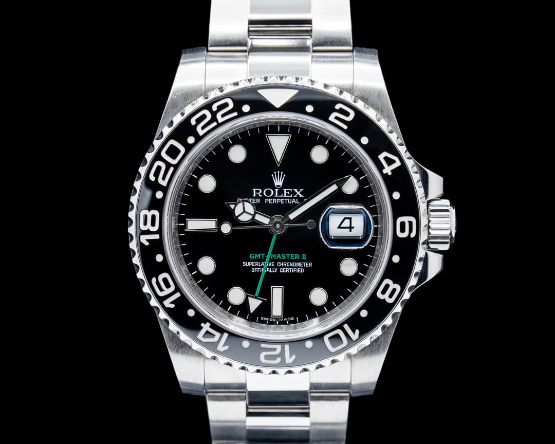 Image of Rolex 116710LN GMT-Master II Ceramic SS Black Dial