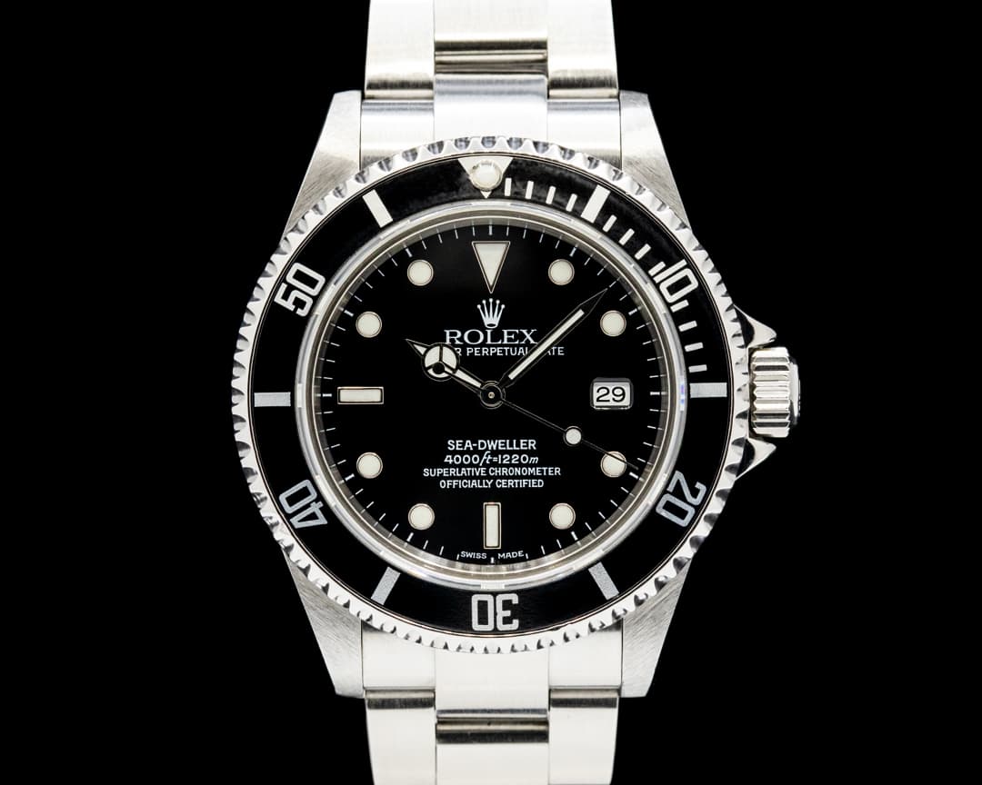 Rolex 16600 SeaDweller SS Black Dial