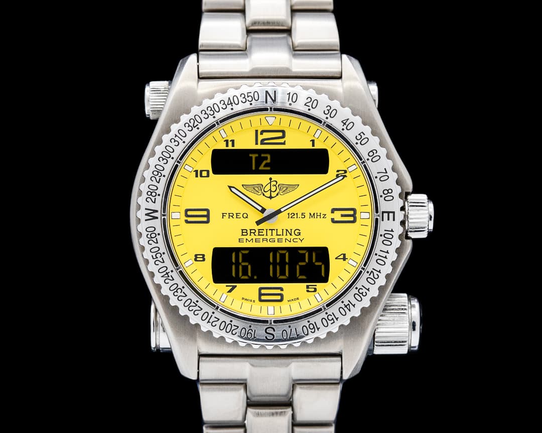 Breitling E56121.1 Emergency Titanium Yellow Dial