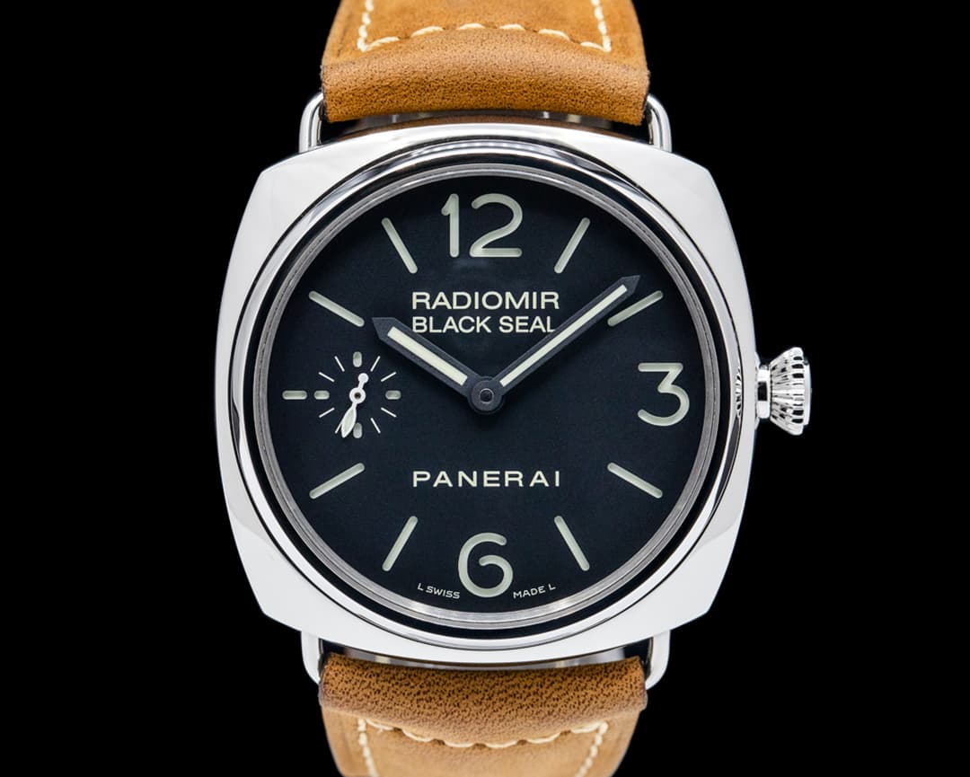 Panerai PAM00183 Radiomir Black Seal SS Black Dial