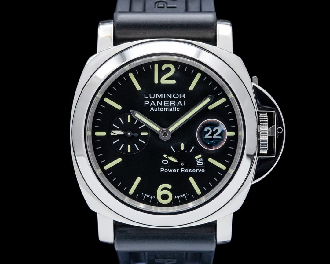 Image of Panerai PAM01090 Luminor Power Reserve Automatic SS Black Dial