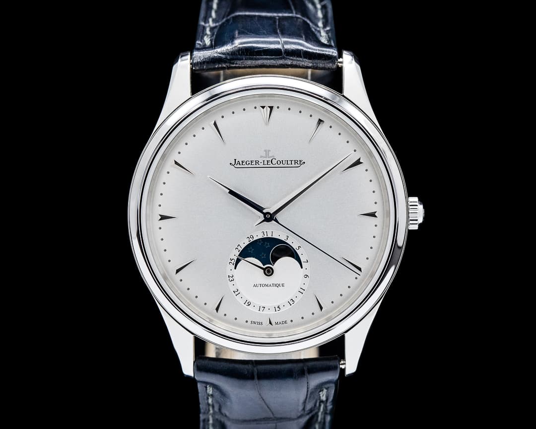 Jaeger LeCoultre Q1368420 Master Ultra Thin Moon SS Silver Dial