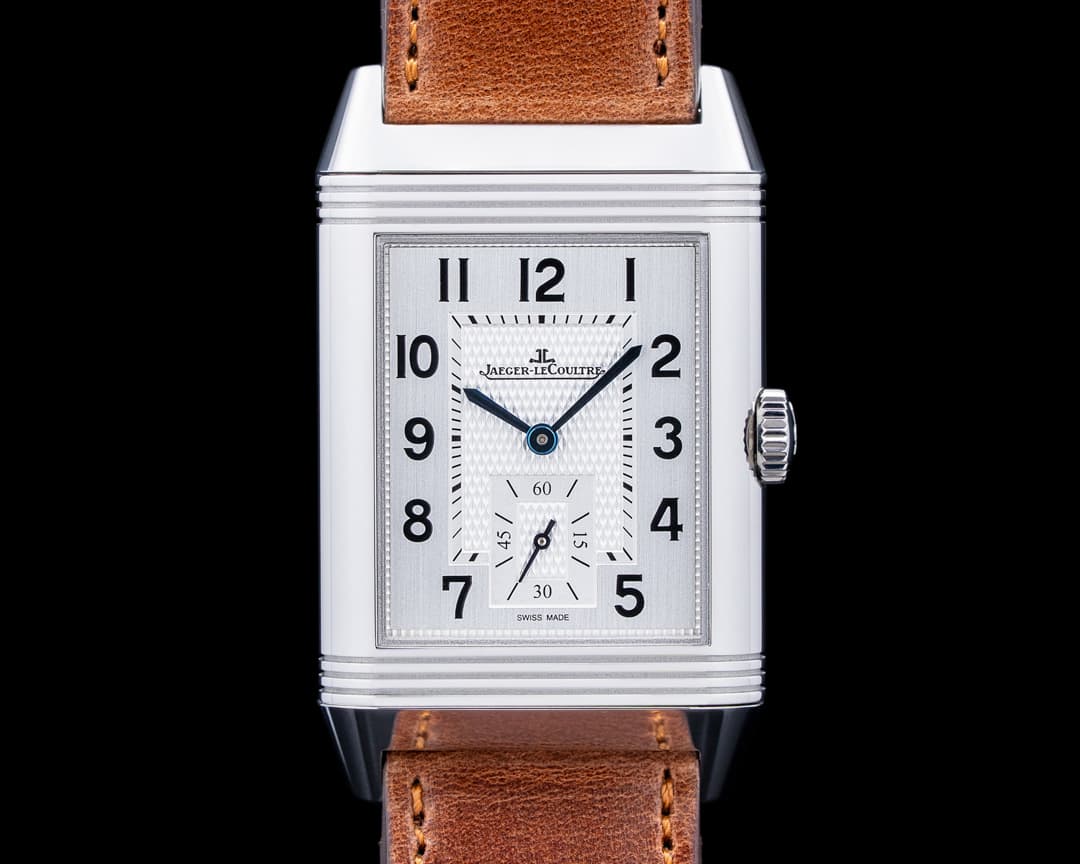 Jaeger LeCoultre Q3848422 Reverso Classic Large Duoface SS Silver Dial