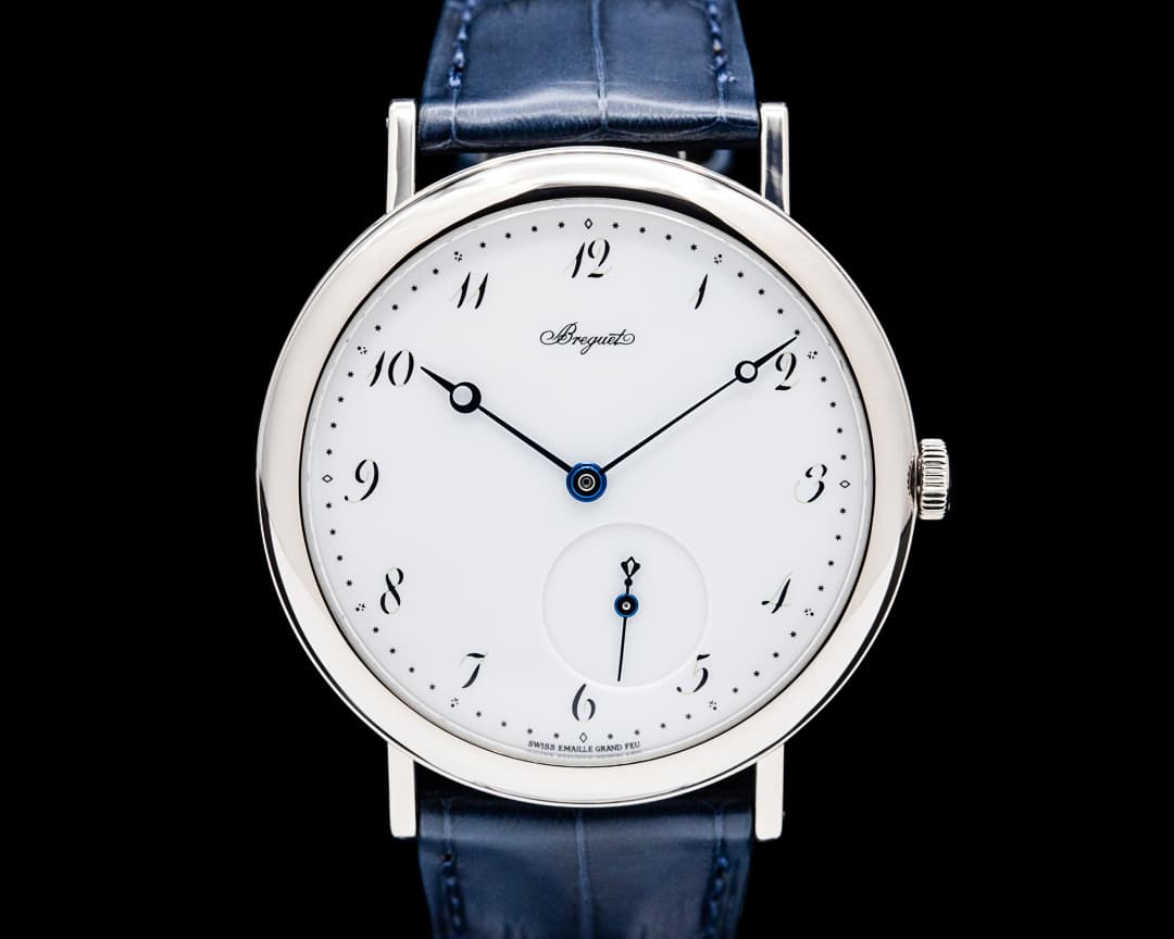 Breguet 5140 Classique 18K White Gold Grand Feu Enamel Dial
