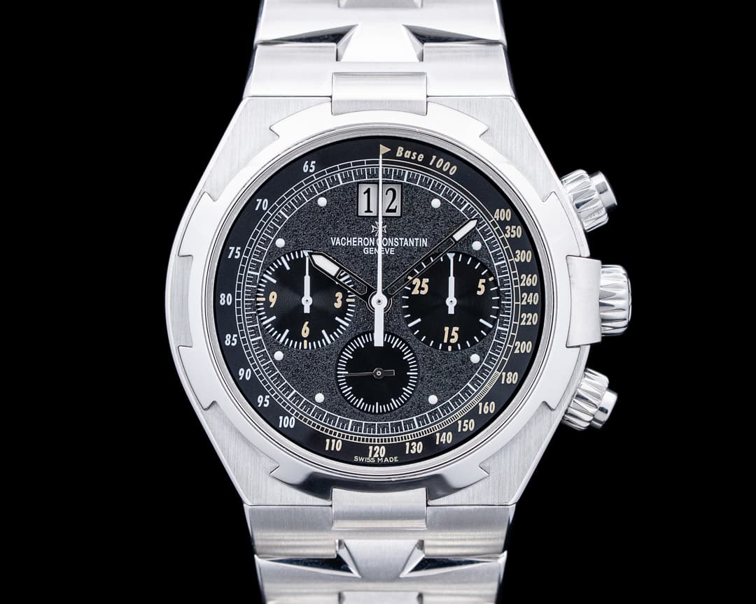Vacheron Constantin Overseas Chronograph Chrono Defi Mer SS Black Dial LIMITED