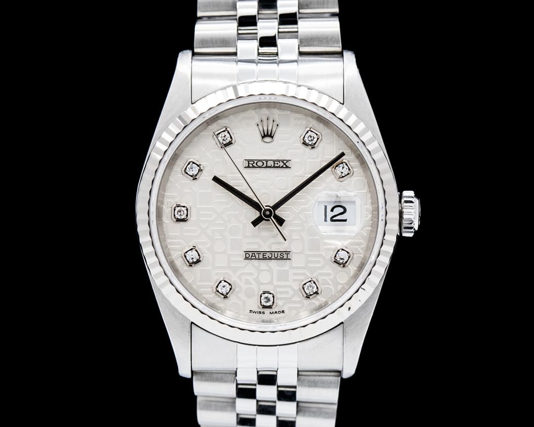 Image of Rolex 16234 Datejust SS Diamond Anniversary Dial