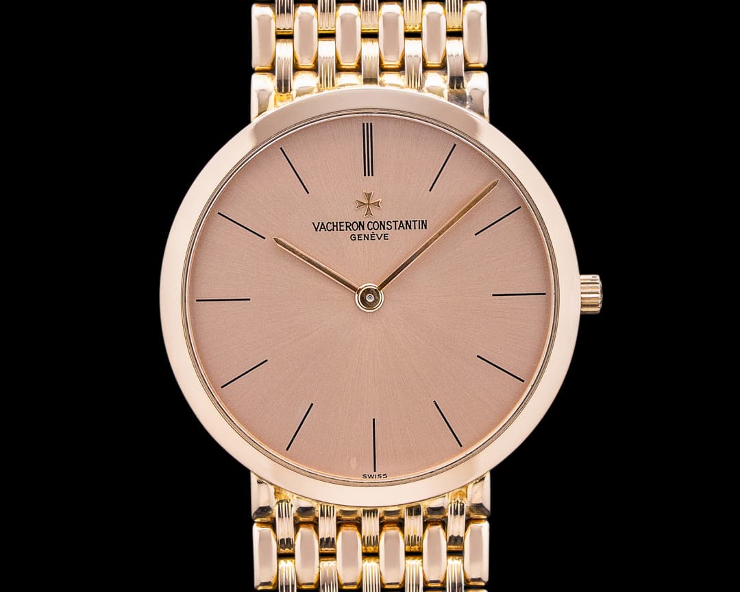 Image of Vacheron Constantin 33093 Patrimony 18K Yellow Gold Salmon Dial