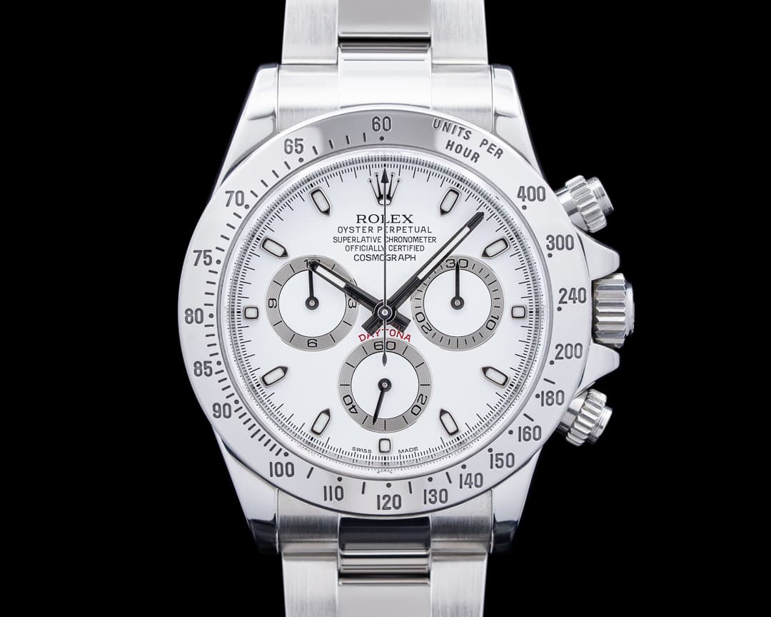 Rolex 116520 Daytona SS White Dial