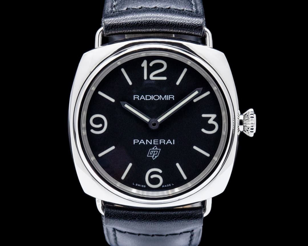 Panerai PAM00753 Radiomir Base Logo SS Black Dial
