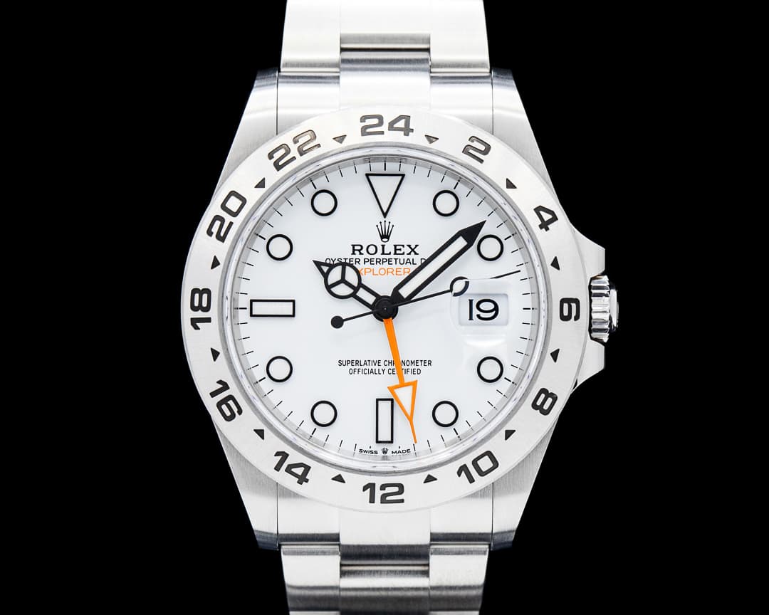 Rolex 226570 Explorer II SS White Dial