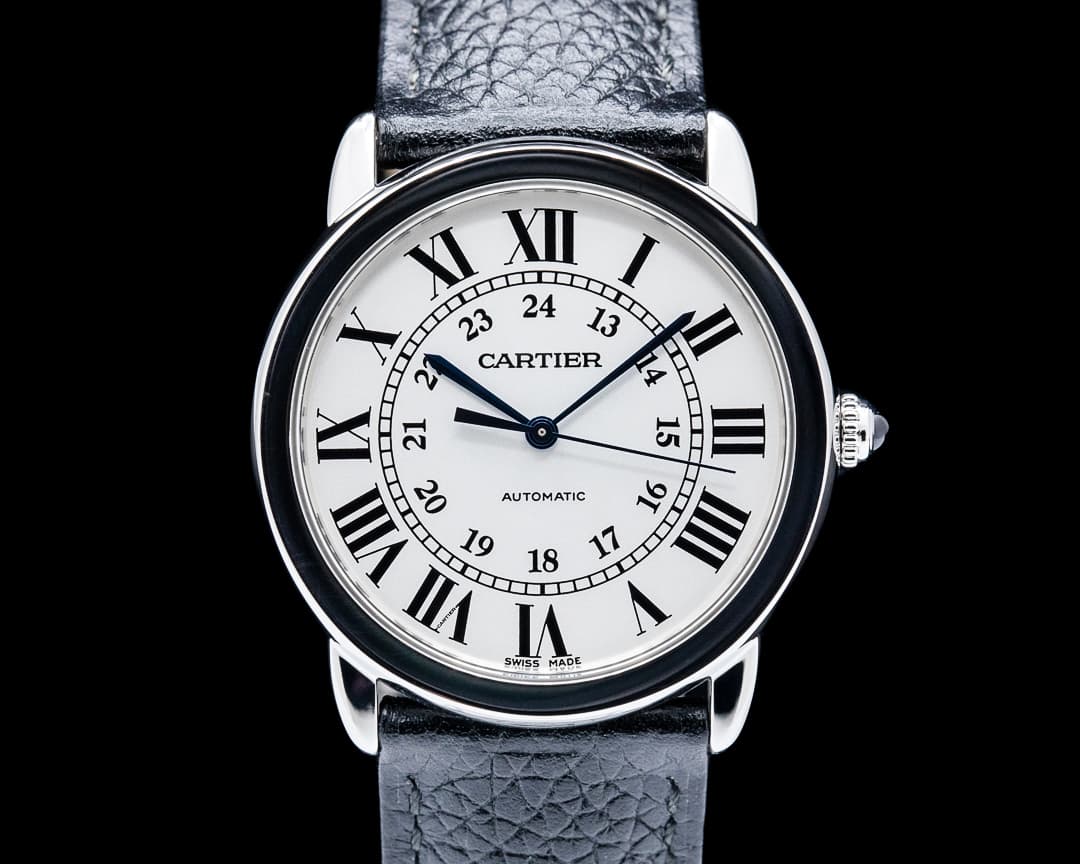 Cartier WSRN0021 Ronde Solo de Cartier SS Silver Dial