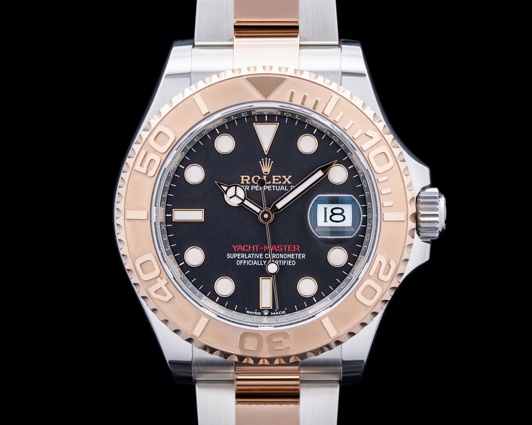 Image of Rolex 126621 Yacht Master 18K RG / SS Black Dial