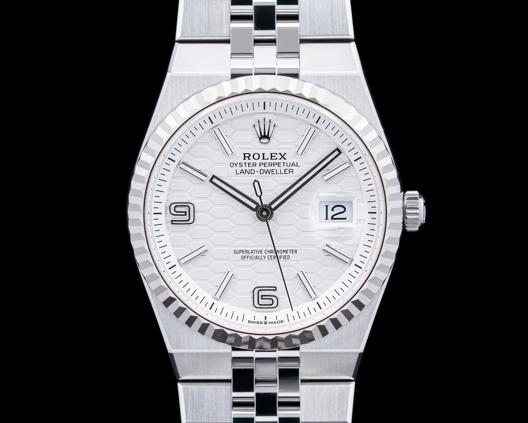 Image of Rolex 127234 Land-Dweller 36MM SS White Dial 2025