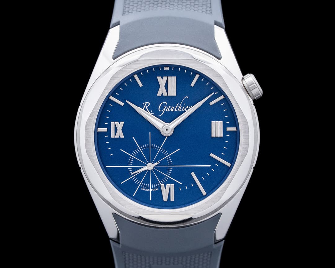 Romain Gauthier MON00550 C by Romain Gauthier Platinum Edition Blue Dial