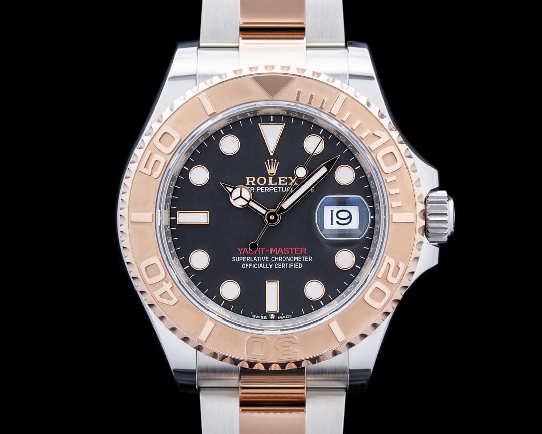 Image of Rolex 126621 Yacht Master 18K RG / SS Black Dial