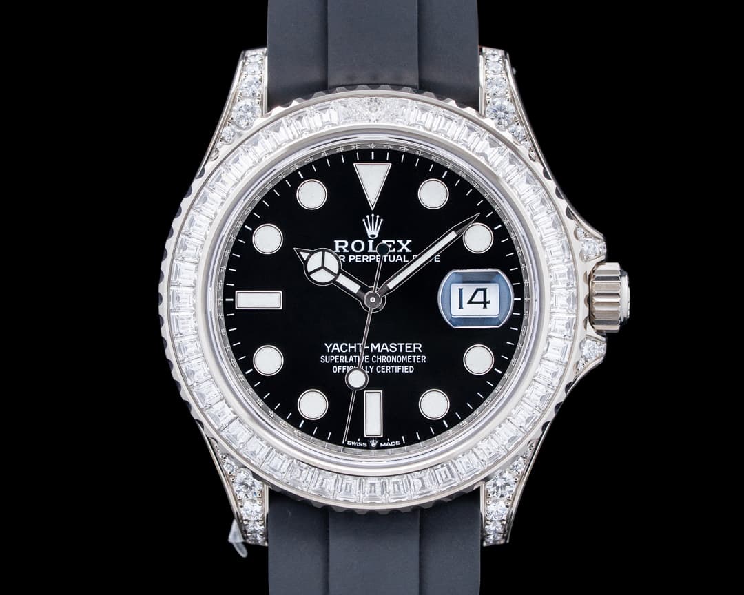 Rolex 226679TBR YachtMaster 42 18K White Gold / Diamond Bezel UNWORN