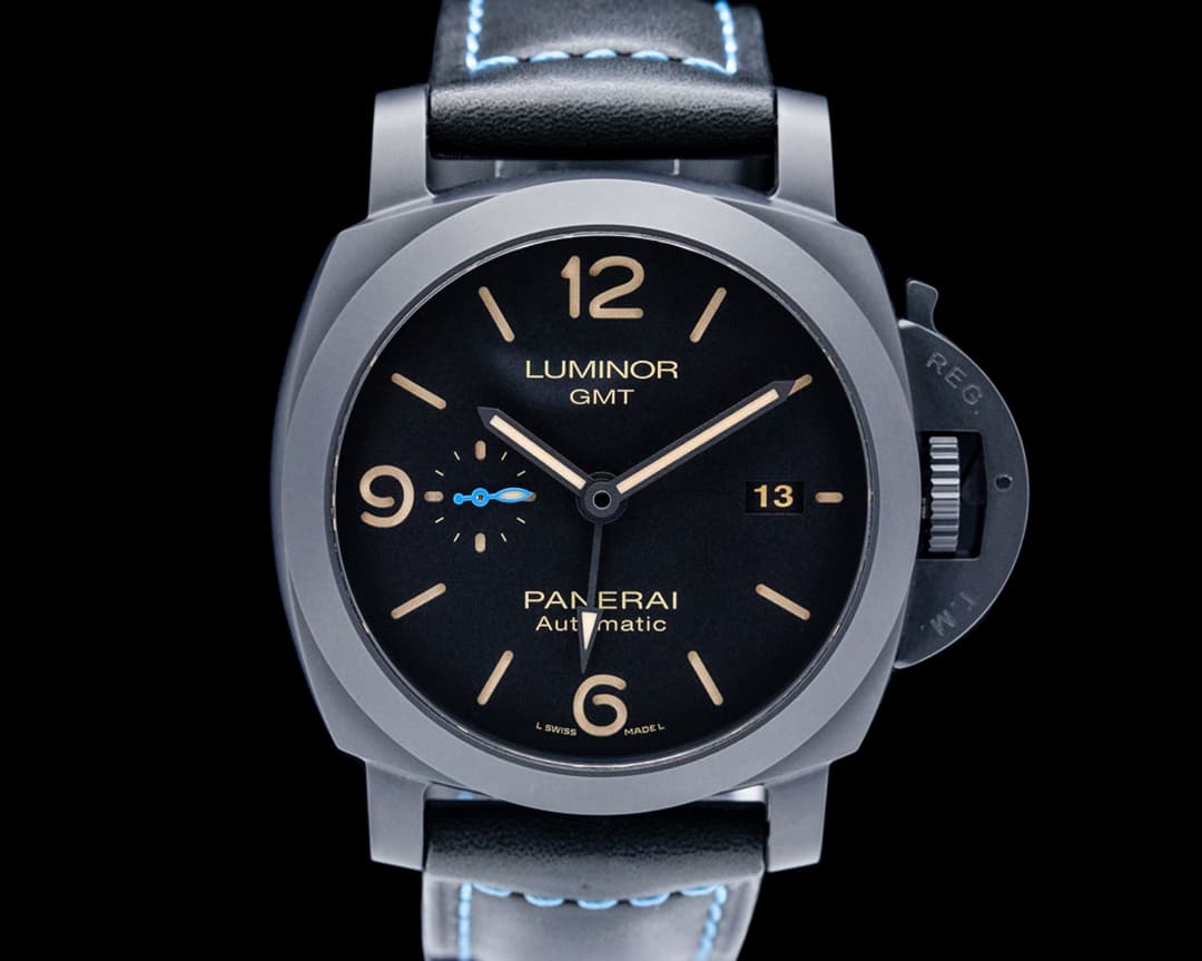 Panerai PAM01441 Luminor GMT Ceramic Black Dial