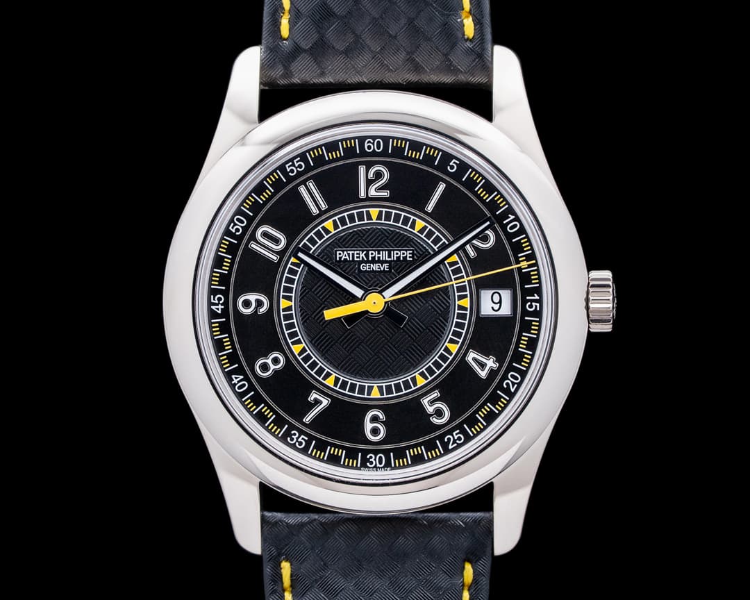 Patek Philippe 6007G-001 Calatrava 18K White Gold Ebony Black Dial