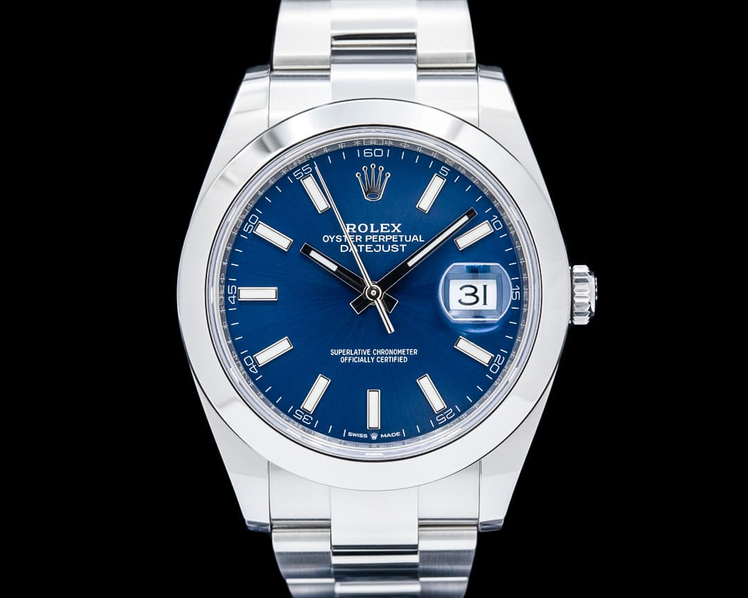 Rolex 126300 Datejust 41MM SS Blue Dial