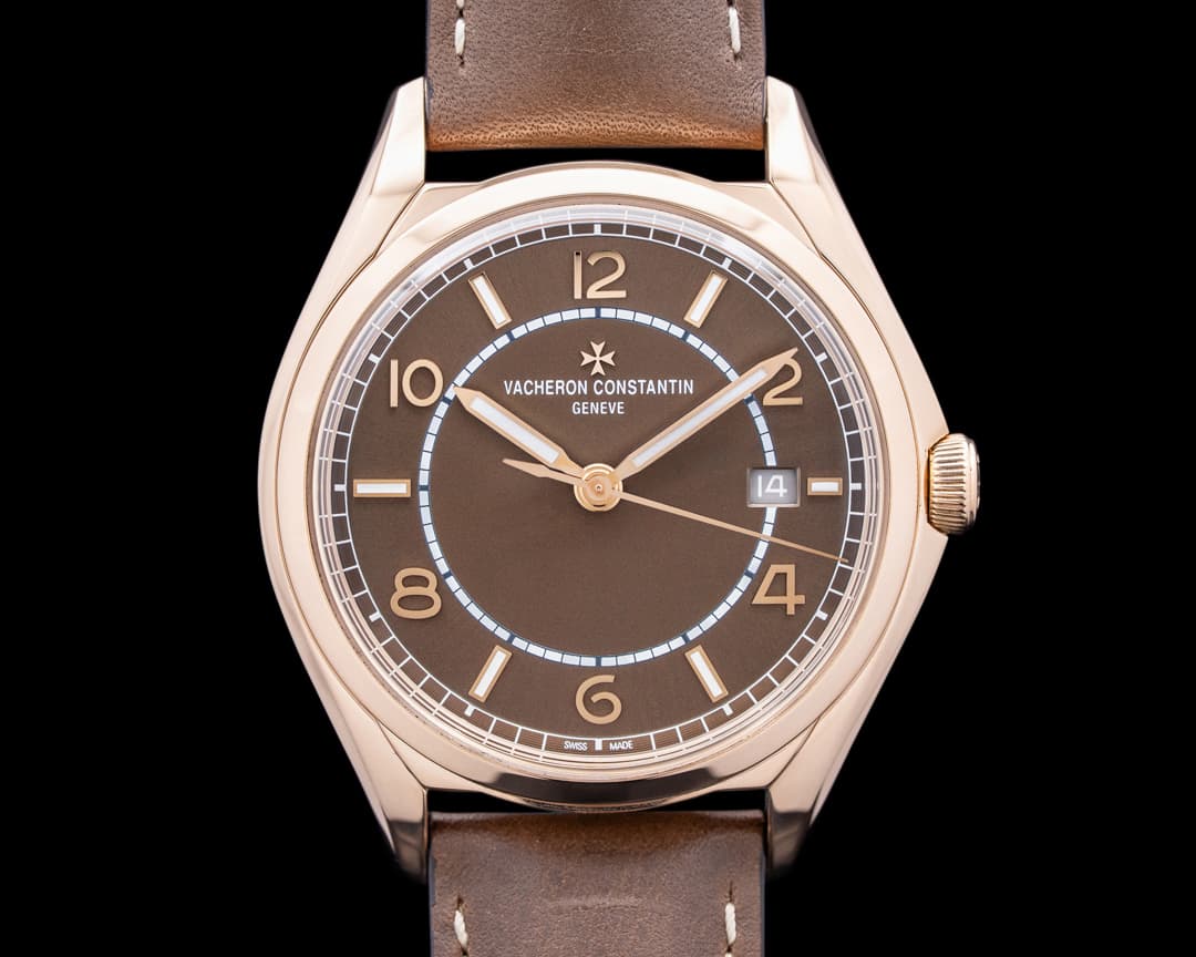 Vacheron Constantin 4600E Fiftysix Self-Winding 18K Rose Gold Brown Dial