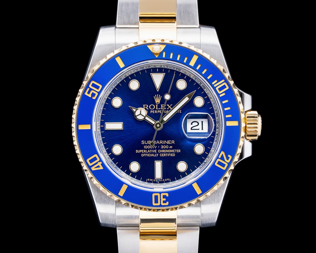 Image of Rolex 116613LB Submariner  SS / 18K Yellow Gold Blue Dial