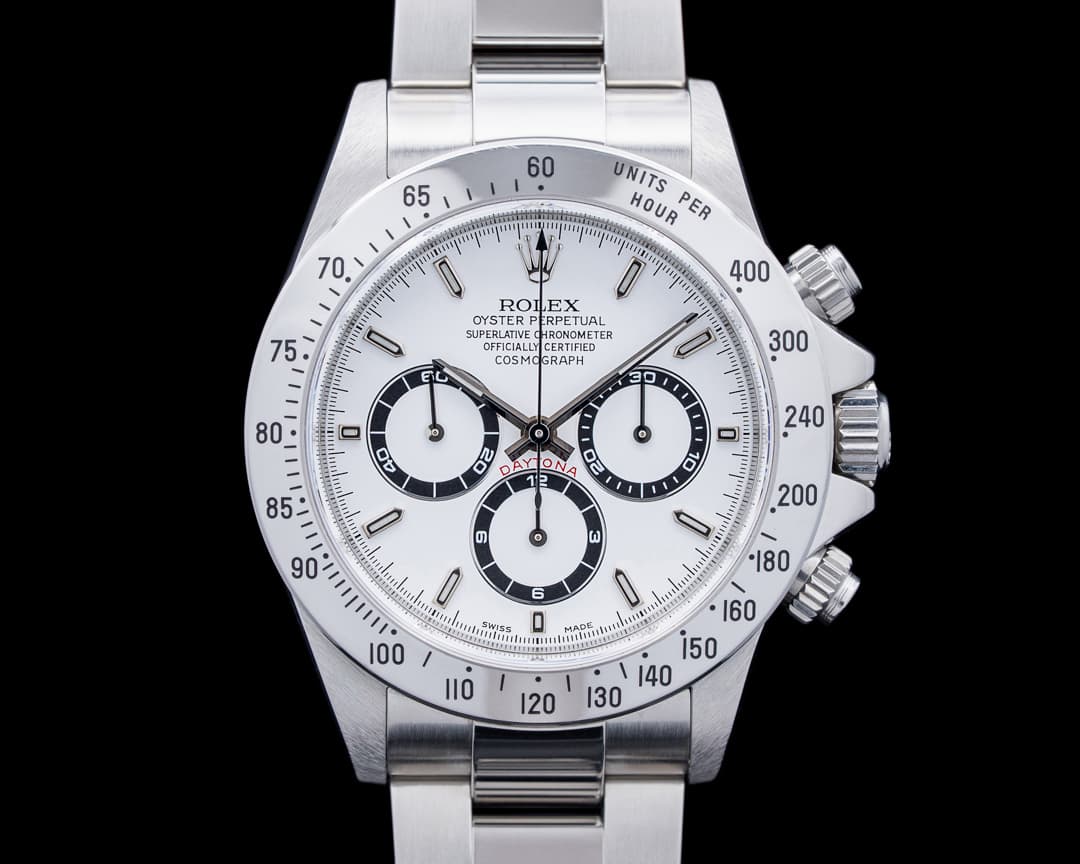 Rolex 16520 Daytona SS White Dial Circa. 2000 FULL SET SHARP