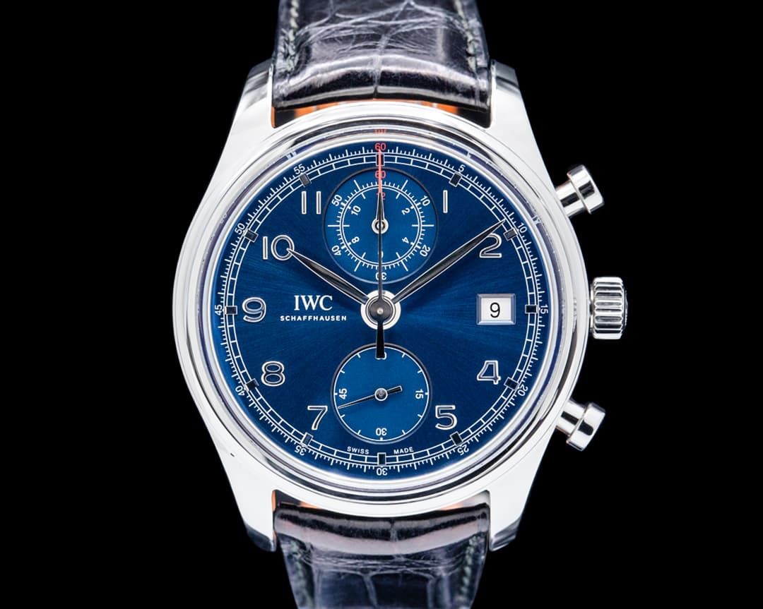 IWC IW390406 Portugieser Chronograph Classic Laureus SS Blue Dial
