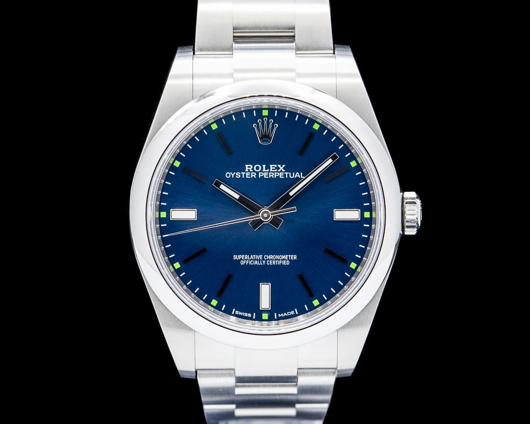 Rolex 114300 Oyster Perpetual SS Blue Dial