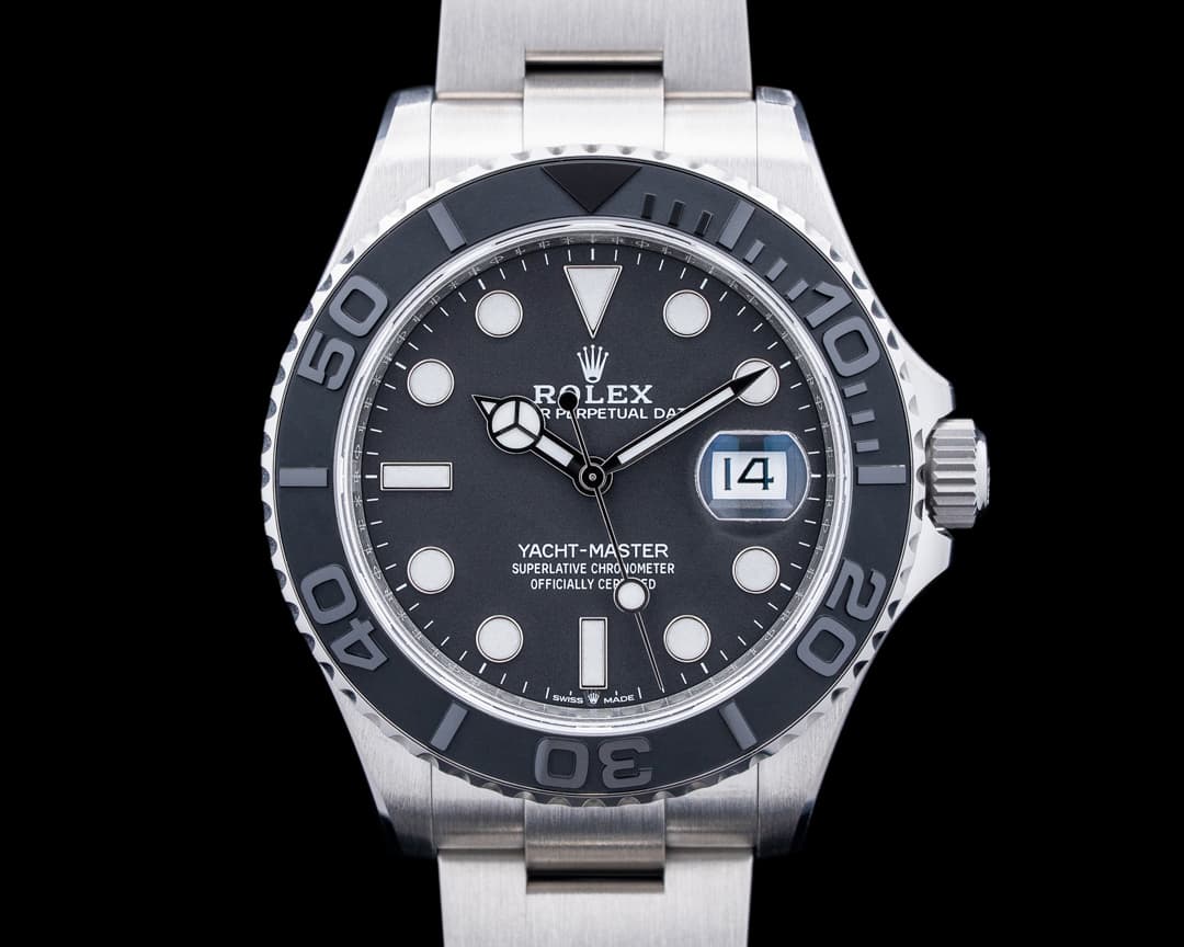 Image of Rolex 226627 Yacht-Master 42 RLX Titanium Intense Black Dial 2026 UNWORN