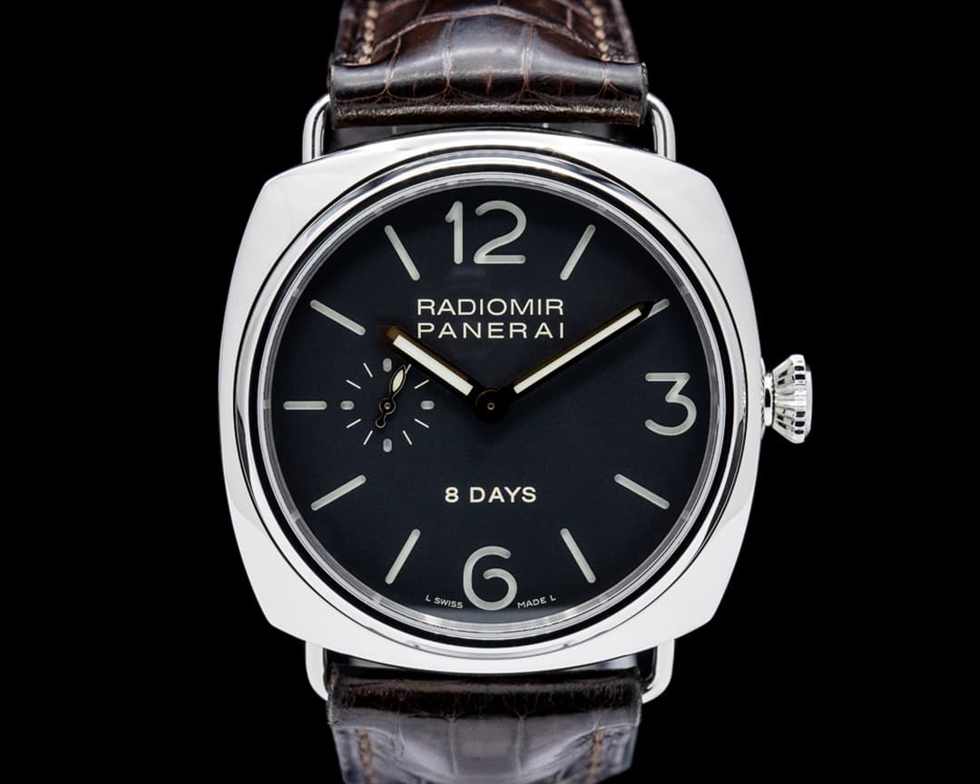Panerai Radiomir 8 Days SS Black Dial LIMITED