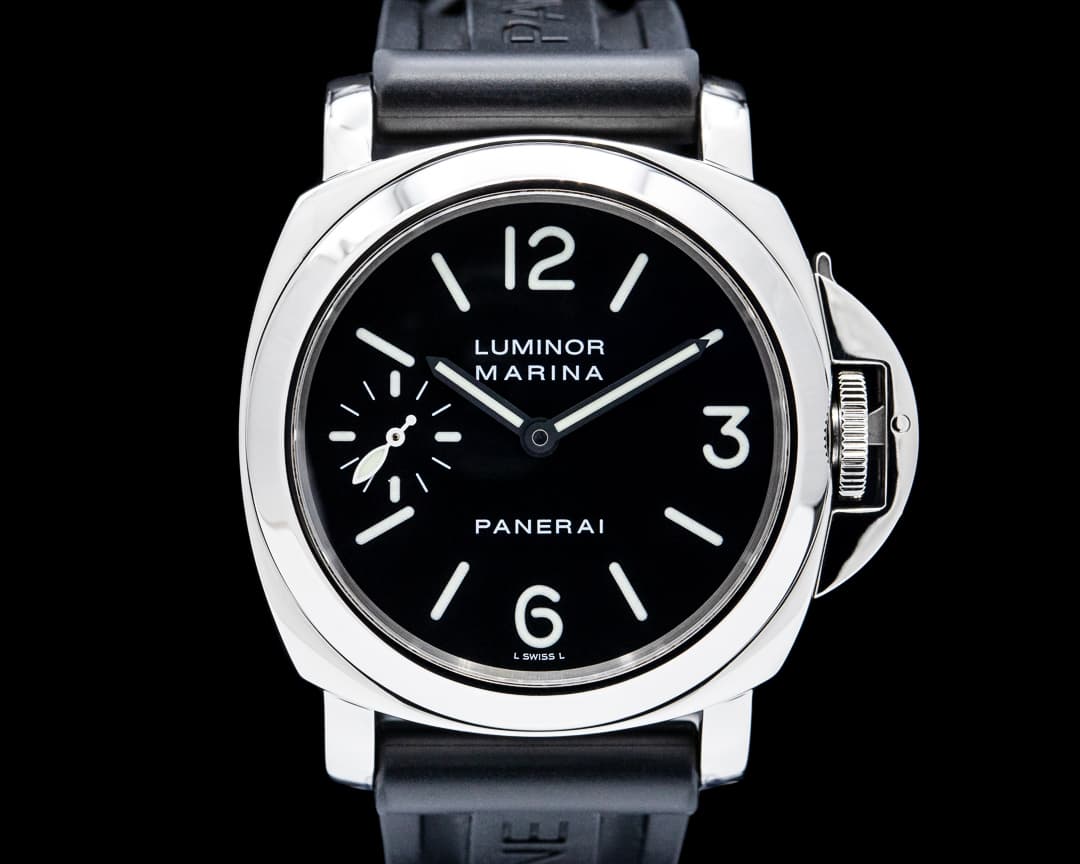 Panerai PAM00111 Luminor Marina SS Black Dial
