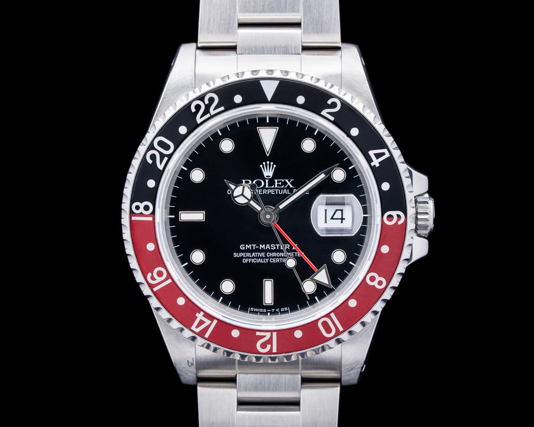 Rolex 16710A GMT-Master II "Coke" SS Black Dial