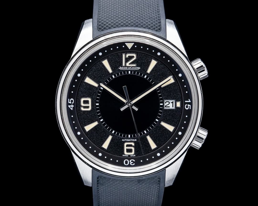 Jaeger LeCoultre Q9068670 Polaris Date SS Black Dial