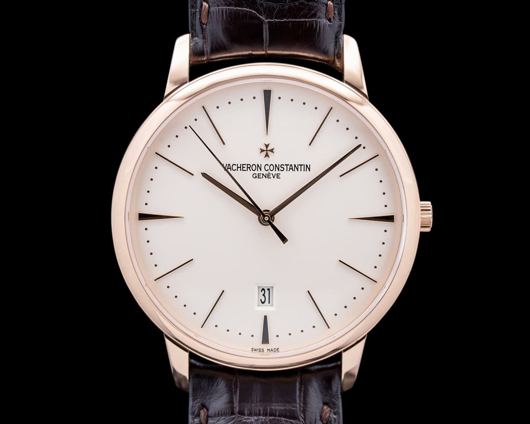 Vacheron Constantin 85180 Patrimony Self-Winding 18K Rose Gold Silver Dial