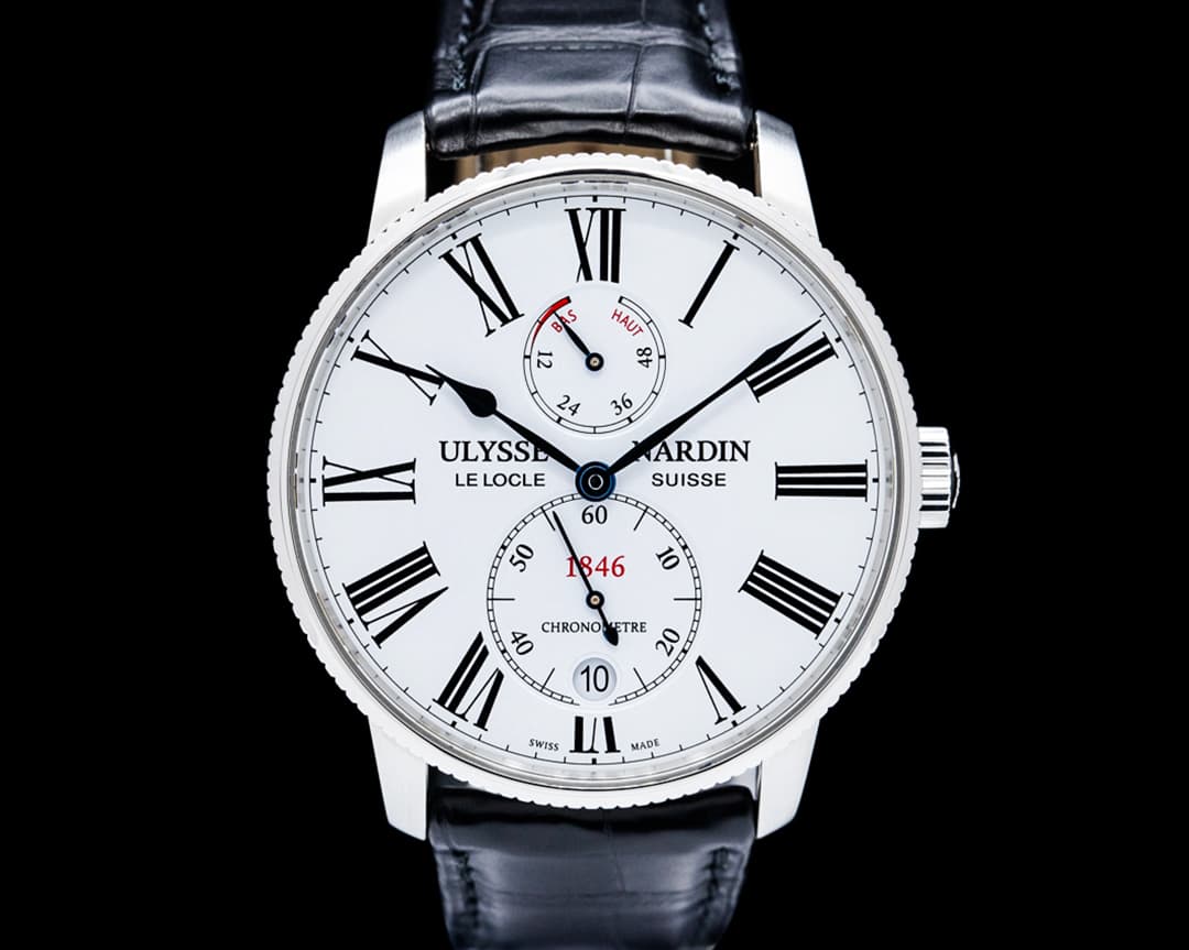 Ulysse Nardin 1183310/40 Marine Torpilleur SS White Dial
