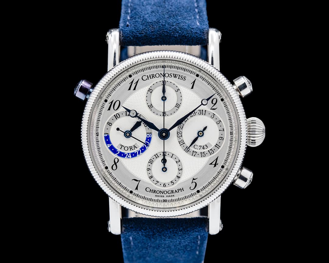 Chronoswiss CH7423 Tora Chronograph SS Silver Dial
