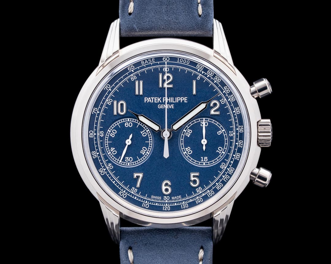 Patek Philippe 5172G-001 Chronograph 18K White Gold Blue Dial