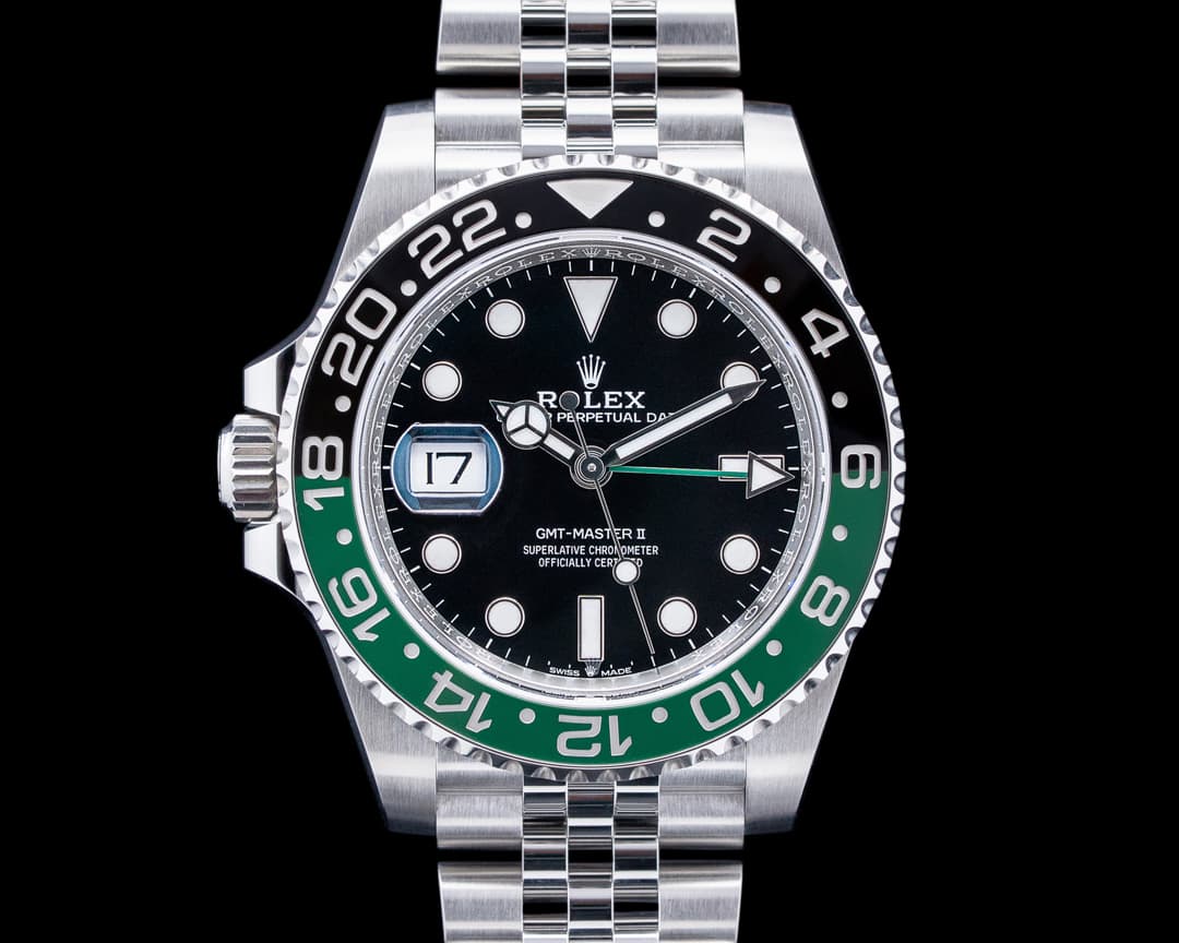 Image of Rolex 126720VTNR GMT-Master II Left-Handed SS Black Dial UNWORN